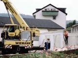 Anbau von Garagen, die als zusätzlicher Werkstattplatz genutzt werden