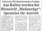 Artikel in der Westfälischen Rundschau