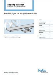 Empfehlungen zur Anlagenkonstruktion