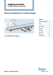 Recommendations for machine design